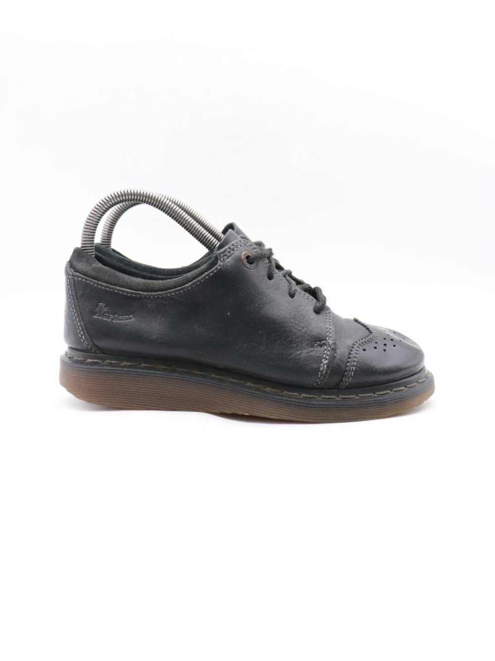 Vintage Doc Dr Martens Y2K Shoes Women’s Size 7 Black Leather Wingtip Shoes
